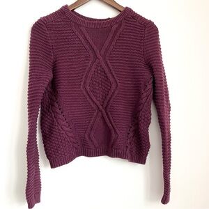 Charlotte Russe Plum Sweater